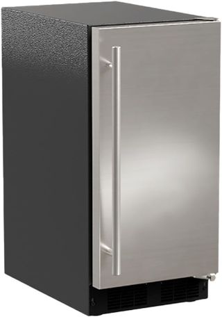 Marvel 15" Stainless Steel Low Profile Compact Clear Ice Maker