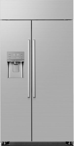 Dacor® 24.0 Cu. Ft. Silver Stainless Built In Counter Depth Side-by-Side Refrigerator