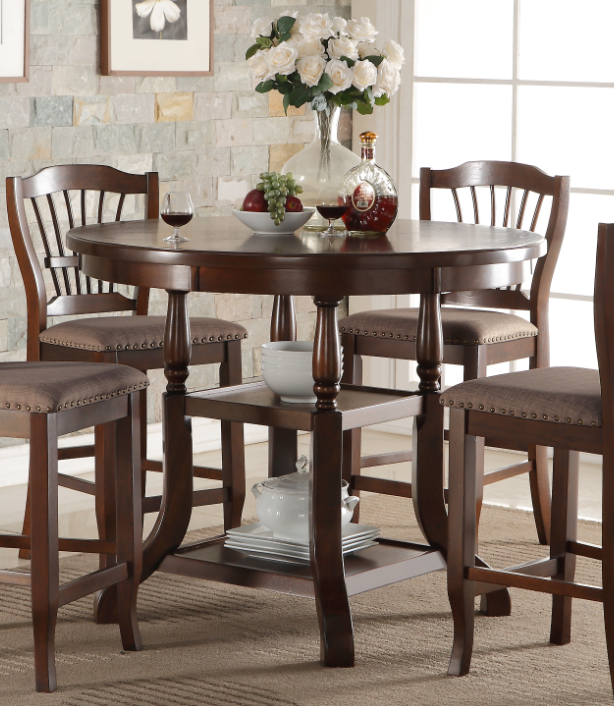New Classic® Home Furnishings Bixby Espresso Counter Height Dining Table