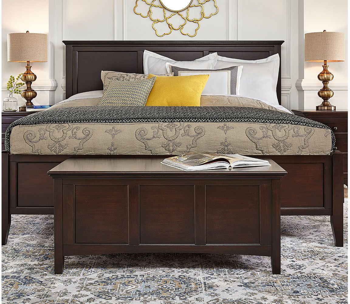 mahogany california king bed