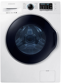 Samsung 2.2 Cu. Ft.  White Front Load Washer-WW22K6800AW