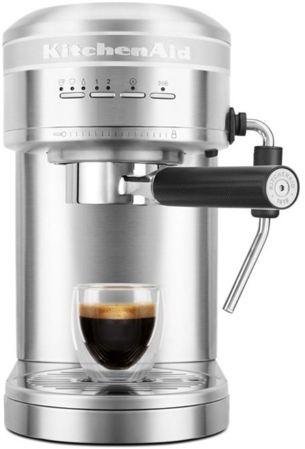 KitchenAid® Brushed Stainless Steel Metal Semi-Automatic Espresso Machine 1