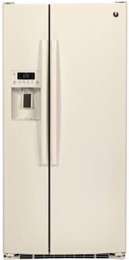 GE® 23.2 Cu. Ft. Bisque Side-By-Side Refrigerator-GSE23GGKCC