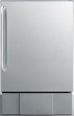 Summit® 1.0 Cu. Ft. Stainless Steel Outdoor Ice Maker