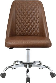 Coaster® Althea Brown/Chrome Office Chair
