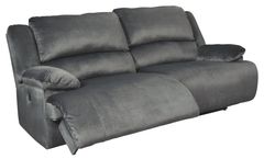 Signature Design by Ashley® Clonmel Charcoal 2 Seat Reclining Sofa