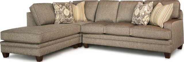 Smith Brothers Design Your Way 5000 Series 3-Piece Taupe Sectional with Chaise
