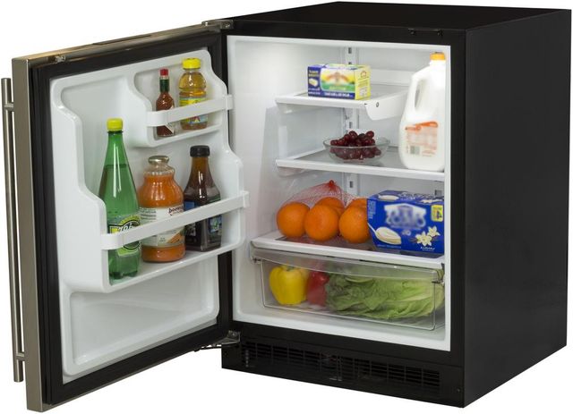 Marvel Low Profile 4.6 Cu. Ft. Stainless Steel Compact Refrigerator 1