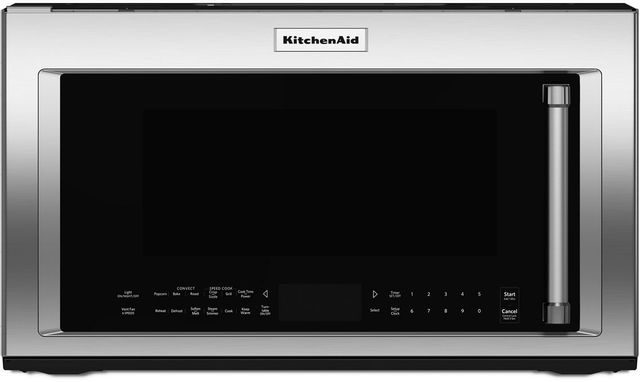 Four à micro-ondes à hotte intégrée de 30 po KitchenAid® de 1,9 pi³ - Acier inoxydable
