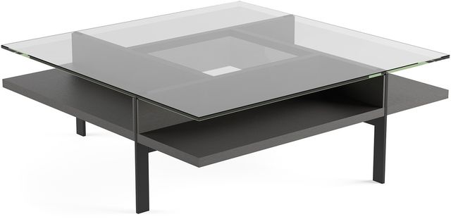 BDI Terrace™ Charcoal Stained Ash Square Coffee Table