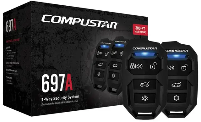 Compustar Black All-in-One 1-Way System 0