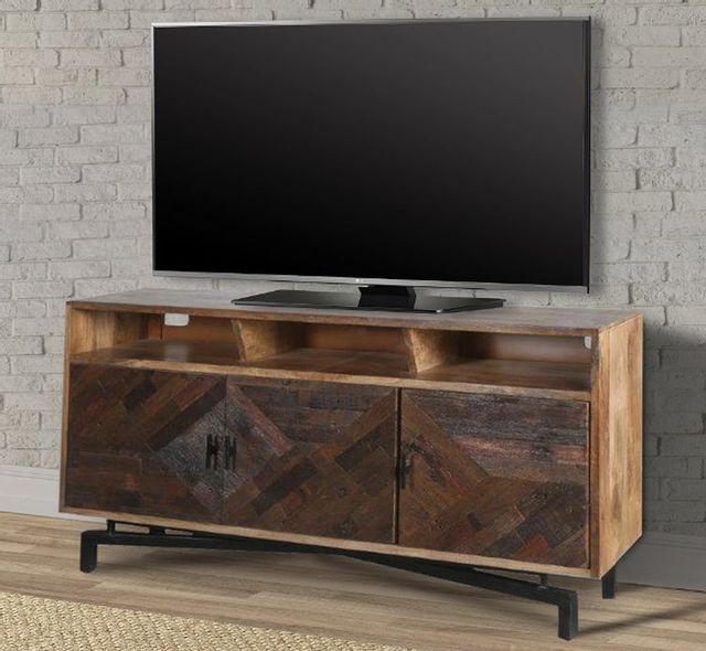 Parker House® Crossings The Underground Reclaimed Rustic Brown 69" TV Console 5
