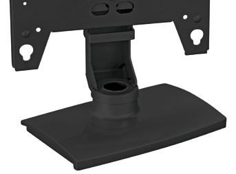 Chief® Manufacturing Black Large Flat Panel Swivel Table Stand 1