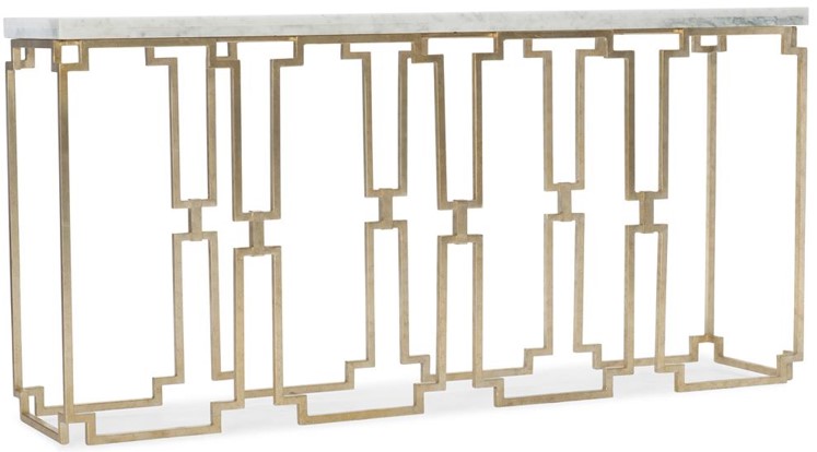 Hooker® Furniture 1687-80 Evermore Gold/Kalala White Console Table