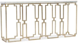 Hooker® Furniture 1687-80 Evermore Gold/Kalala White Console Table