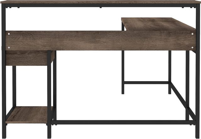 Signature Design by Ashley® Arlenbry Gray L-Desk with Storage 5
