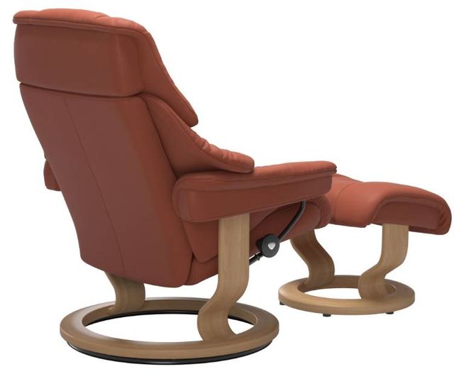 Stressless® by Ekornes® Reno Large Classic Base Chair and Ottoman 3