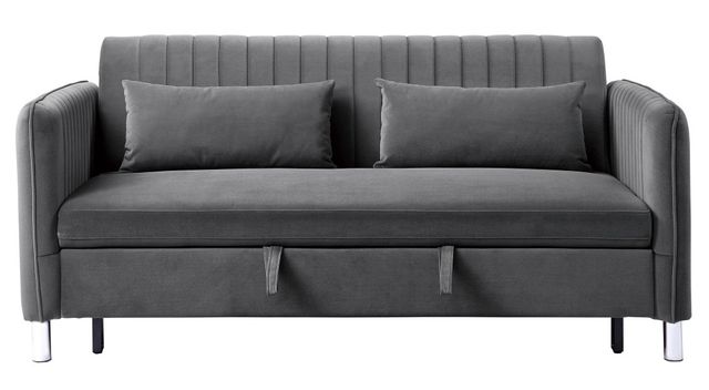 Homelegance® Greenway Gray Sofa with Pull-Out Bed