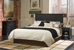 homestyles® Bedford 4-Piece Black Queen Bedroom Set