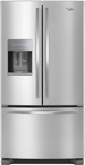 Whirlpool® 25 Cu. Ft. French Door Refrigerator-Fingerprint Resistant Stainless Steel 0
