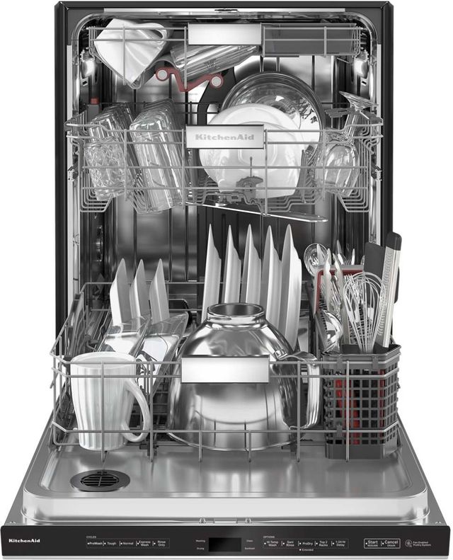KitchenAid® 24" PrintShield™ Stainless Steel Built In Dishwasher-2