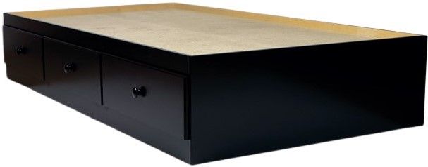 Perdue Woodworks Essential Black Twin Mates Bed