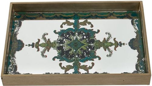 A & B Home Gold Decorative Tray