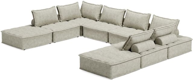 Signature Design by Ashley® Bales 8 Piece Taupe Sectioanl Set 0