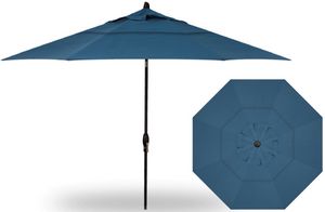 Treasure Garden® Blue Jay Auto Tilt Patio Umbrella