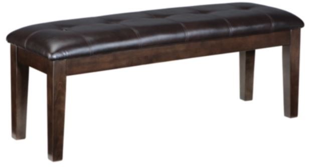 Signature Design by Ashley® Haddigan Dark Brown Large Upholstered Dining Room Bench-0