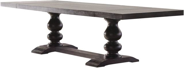 Coaster® Phelps Antique Noir Dining Table 0