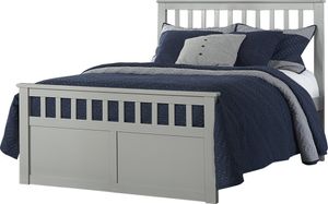 Hillsdale Furniture Schoolhouse Marley Gray Mission Full Youth Bed