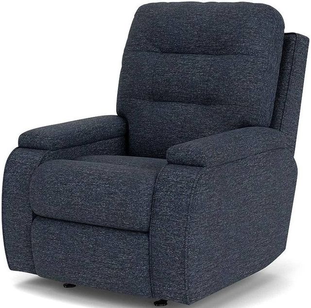 Flexsteel® Kerrie Blue Navy Rocking Recliner 