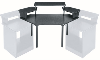 Middle Atlantic Products® MDV Series Overbridge Corner Desk 1