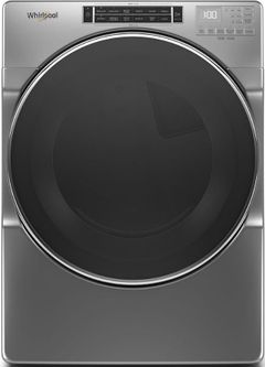 Whirlpool® 7.4 Chrome Shadow Front Load Electric Dryer