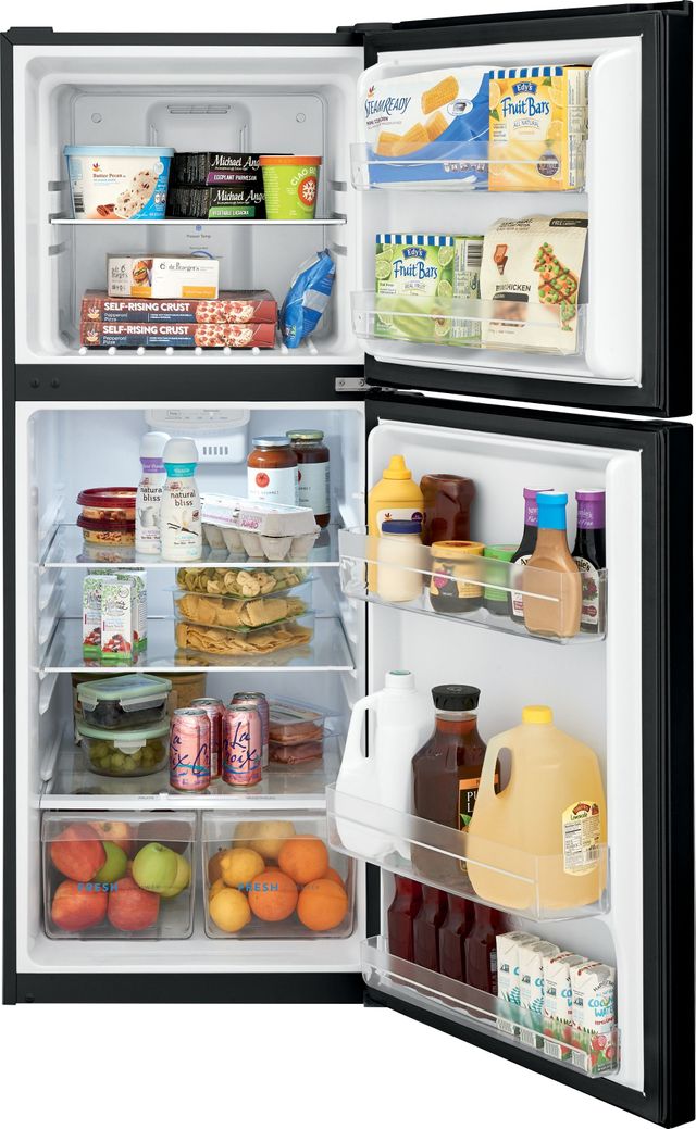 Frigidaire® 11.6 Cu. Ft. Black Top Freezer Refrigerator 2