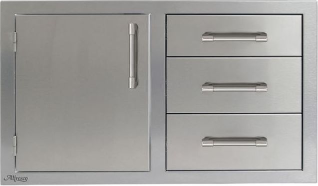 Alfresco™ ALXE Series 32" Combo Door Plus Drawers-Stainless Steel