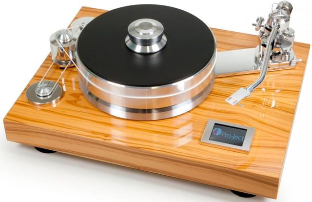 Pro-Ject Signature Line Olive High-End Turntable 0