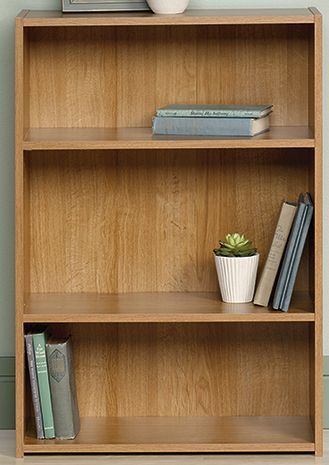 Sauder® Beginnings® Highland Oak 3-Shelf Bookcase-1