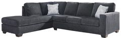 Signature Design by Ashley® Altari 2-Piece Slate Right-Arm Facing Sleeper Sectional with Chaise