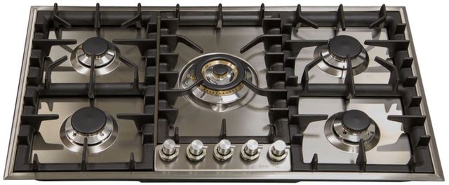 Ilve® 36" Stainless Steel Natural Gas Cooktop