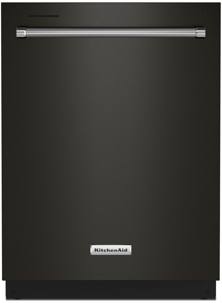 KitchenAid® 24" PrintShield™ Black Stainless Steel Top Control Built In Dishwasher