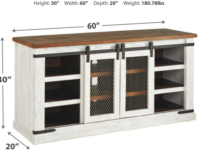 Signature Design by Ashley® Wystfield Two-Tone 60" TV Stand-4
