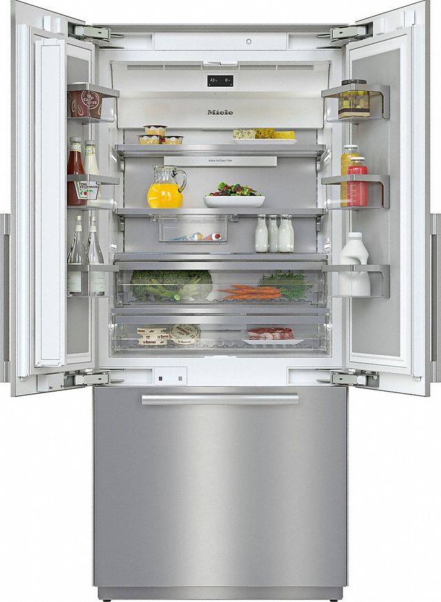 Miele MasterCool™ 19.4 Cu. Ft. Stainless Steel/CleanSteel French Door Refrigerator-1