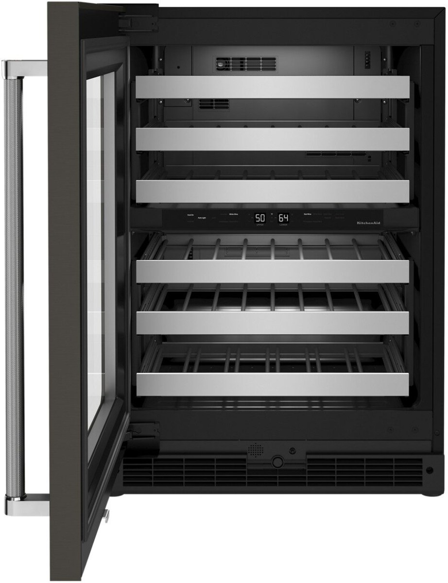 KitchenAid 24 Black Stainless Steel Wine Cooler Spencer S TV   D3a87a5d B8df 40a8 Ac97 38f43eeeba6e 