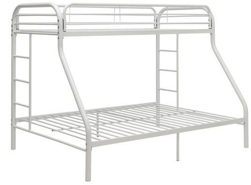 ACME Furniture Tritan White Twin XL/Queen Bunk Bed 0