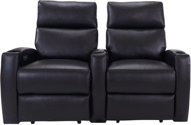 RowOne Galaxy II Home Entertainment Seating Black 2-Chair Straight Row