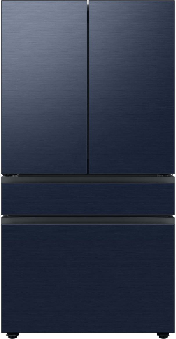 Samsung Bespoke 36" Navy Steel French Door Refrigerator Bottom Panel 8