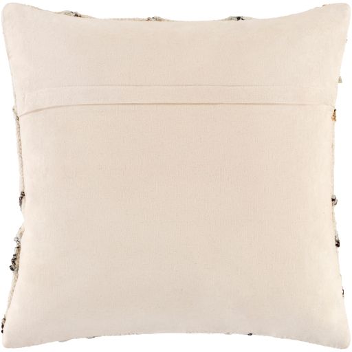 Surya Nettie Tan 20"x20" Toss Pillow with Polyester Insert-1