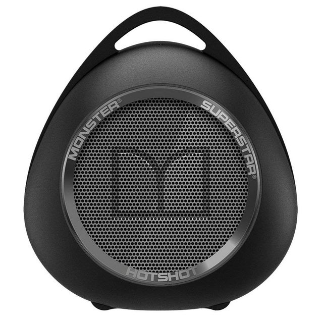 Monster® SuperStar™ HotShot™ Portable Bluetooth Speaker-Black/Black Platinum 1